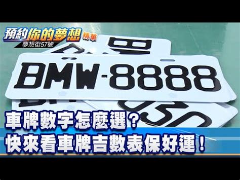 車牌 吉凶 查詢|車牌吉數查詢：你的車牌號碼帶來好運了嗎？ 